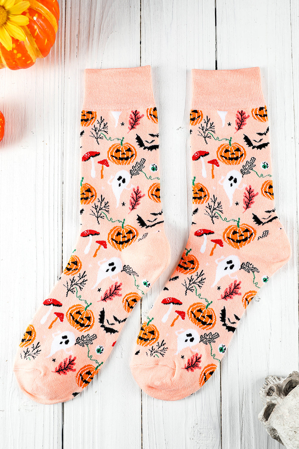 Cosmic- Boo Galaxy Funny Halloween Socks