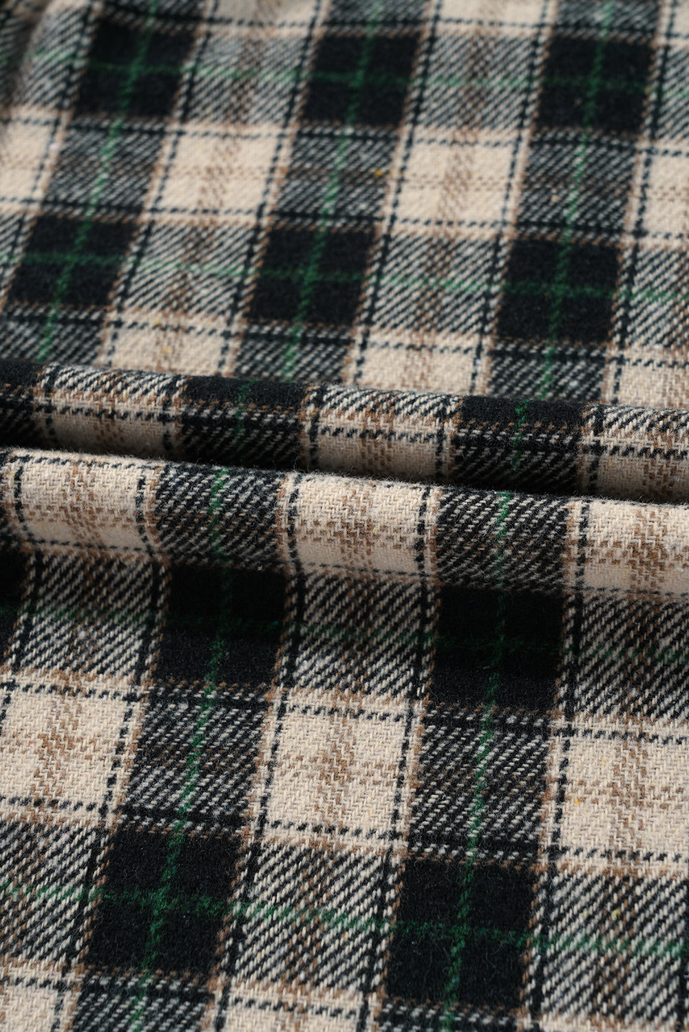 Starstruck Black & Tan Plaid  Plus Size Mini Dress