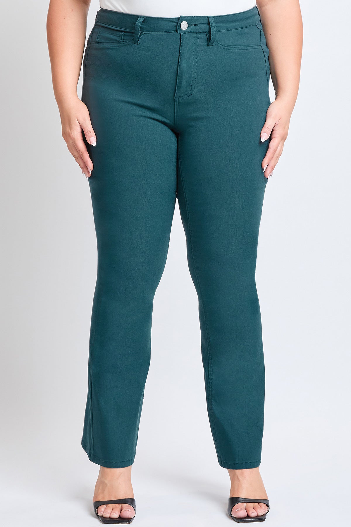 YMI Jeans Women's Plus Hyperstretch Flare Pants