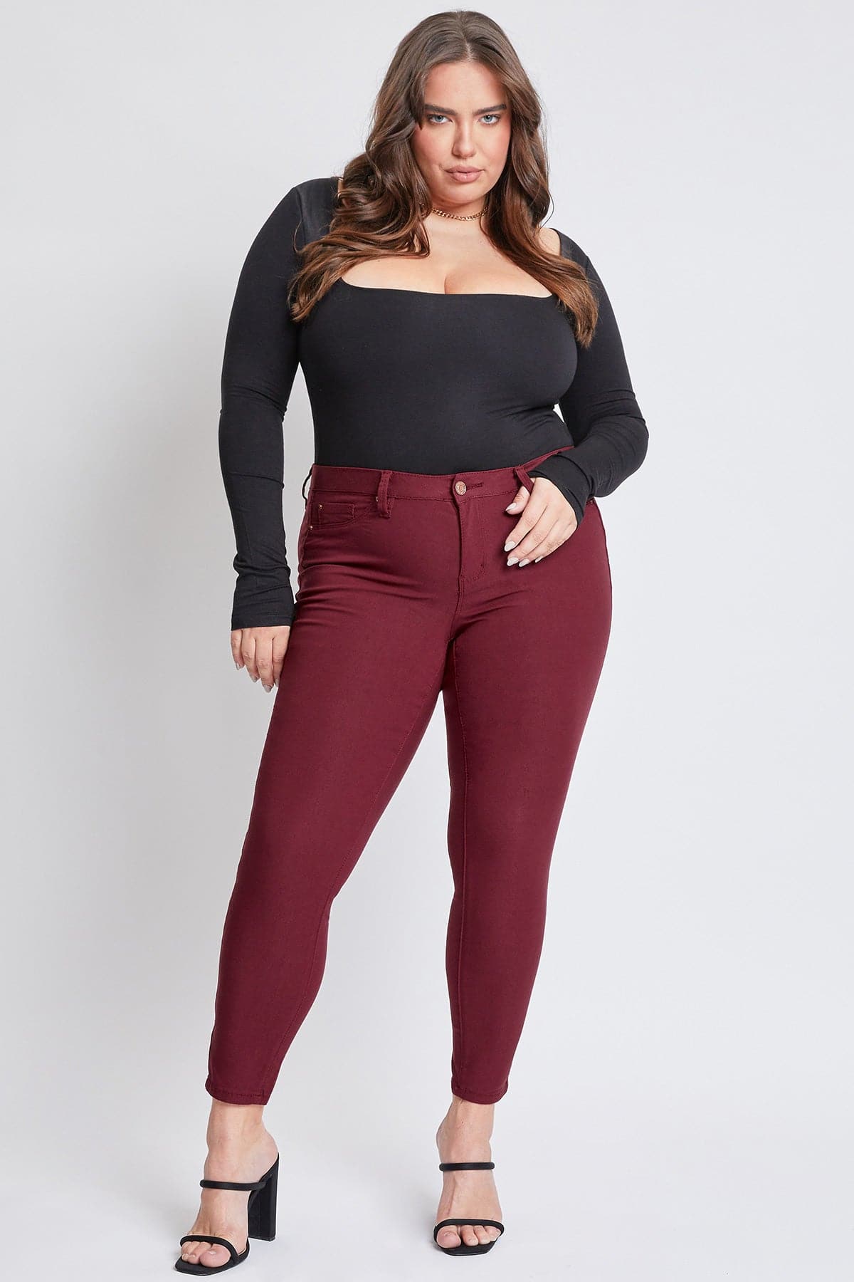 YMI Jeans Women's Plus Hyperstretch Skinny Pants