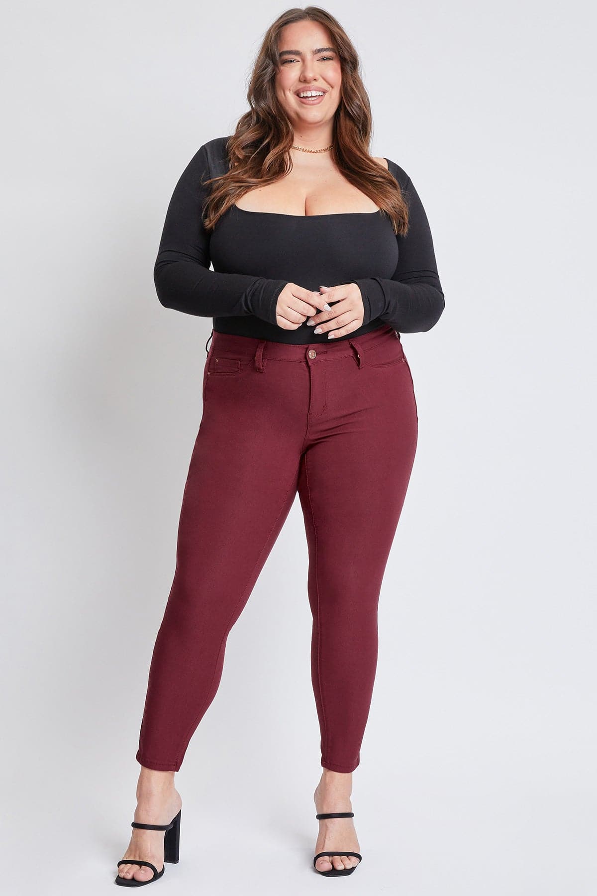 YMI Jeans Women's Plus Hyperstretch Skinny Pants