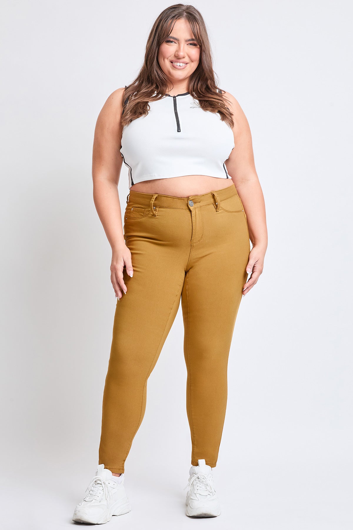 YMI Jeans Women's Plus Hyperstretch Skinny Pants