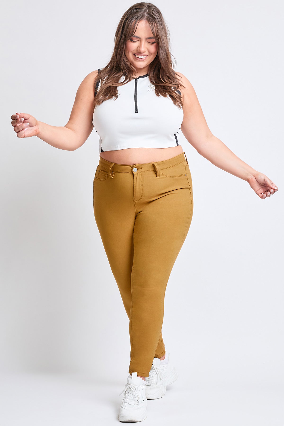 YMI Jeans Women's Plus Hyperstretch Skinny Pants