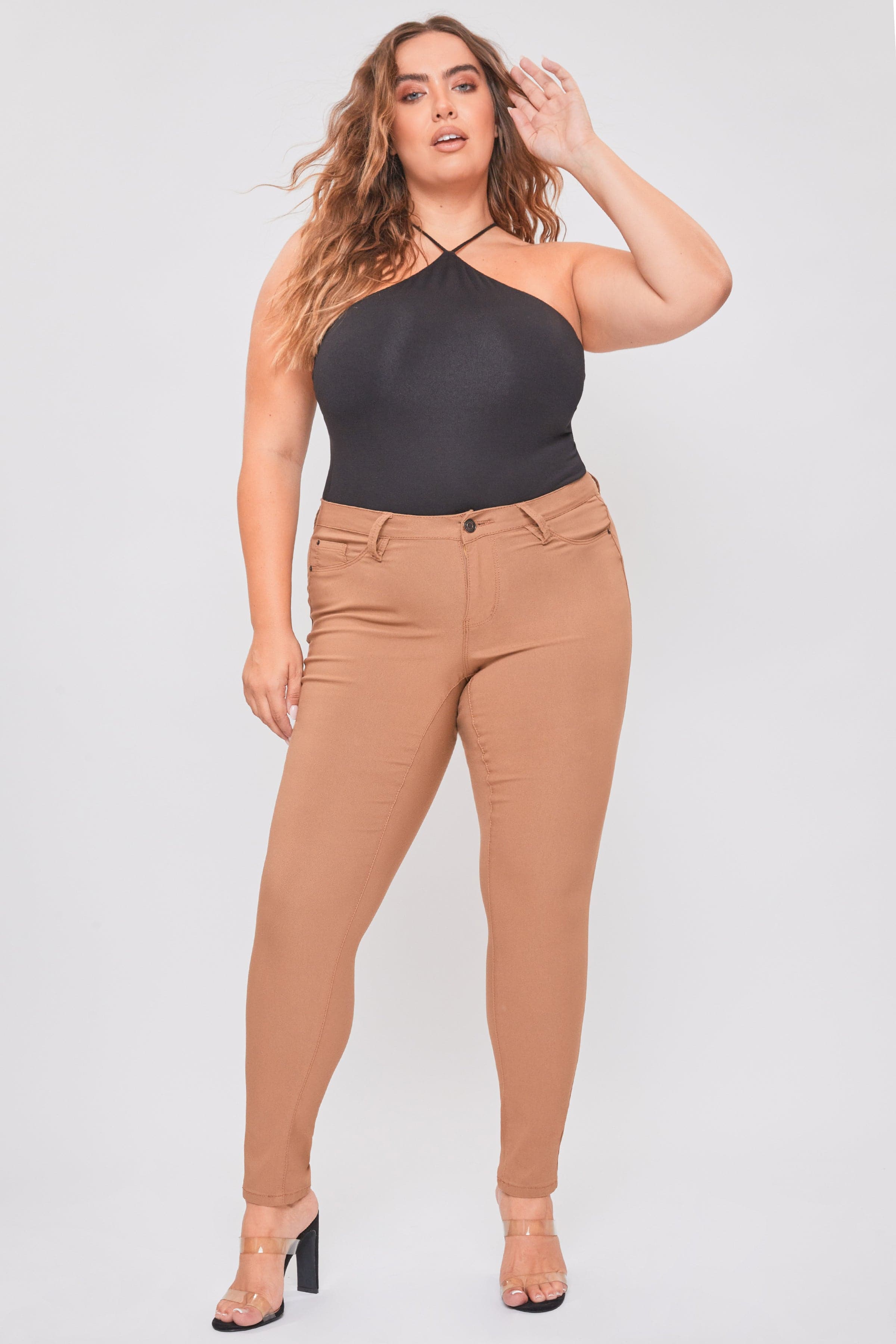 YMI Jeans Women's Plus Hyperstretch Skinny Pants