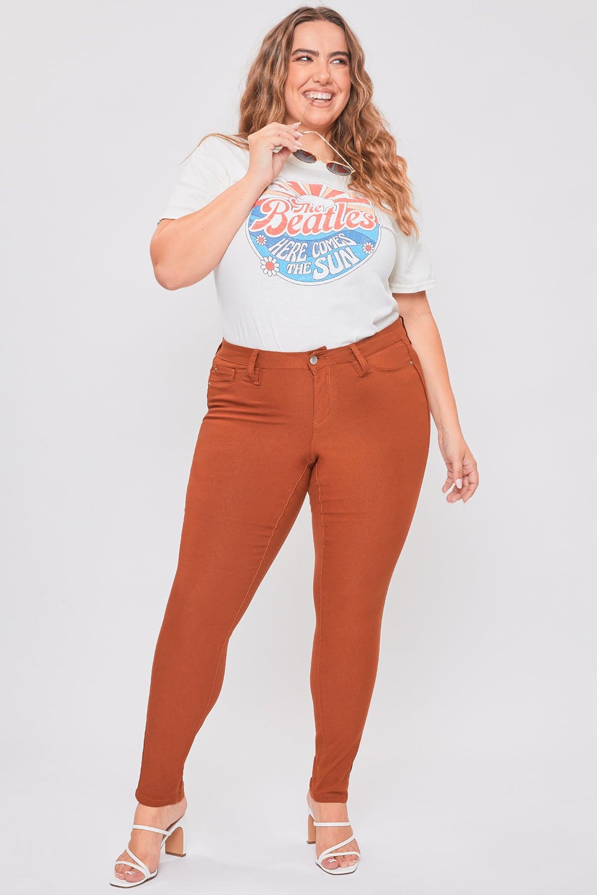 YMI Jeans Women's Plus Hyperstretch Skinny Pants