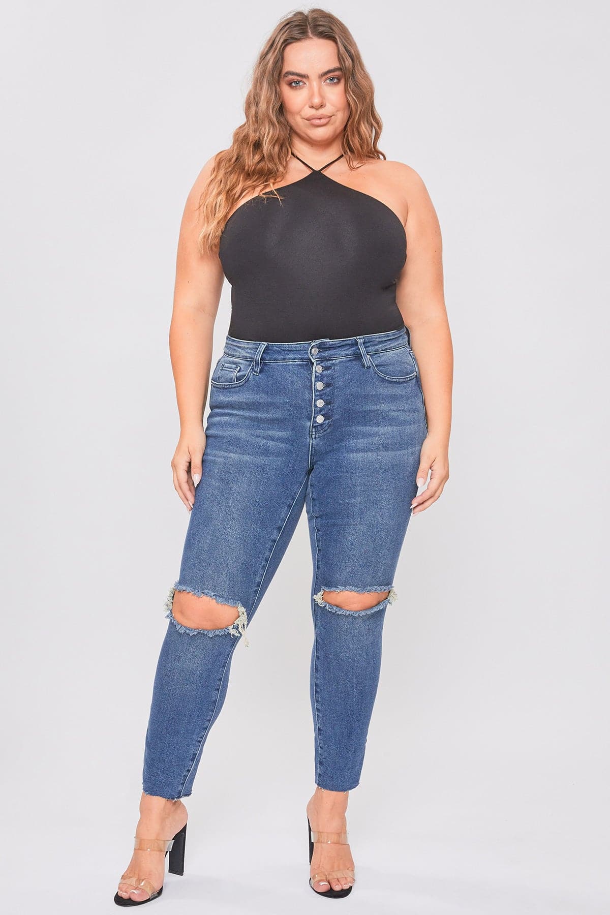 YMI Jeans Women's Plus Dream  Ankle Jeans