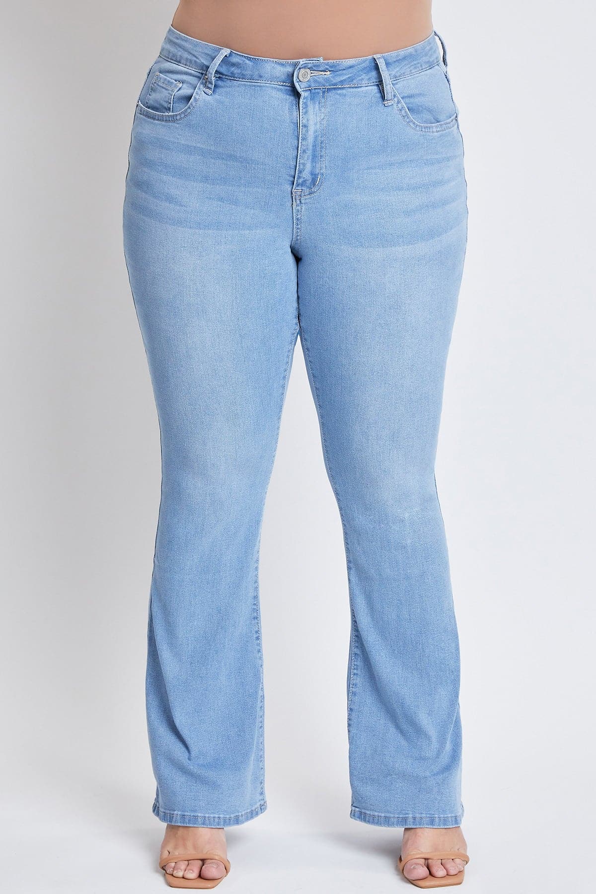 YMI Jeans Women's Plus Size Basic Flare Jeans