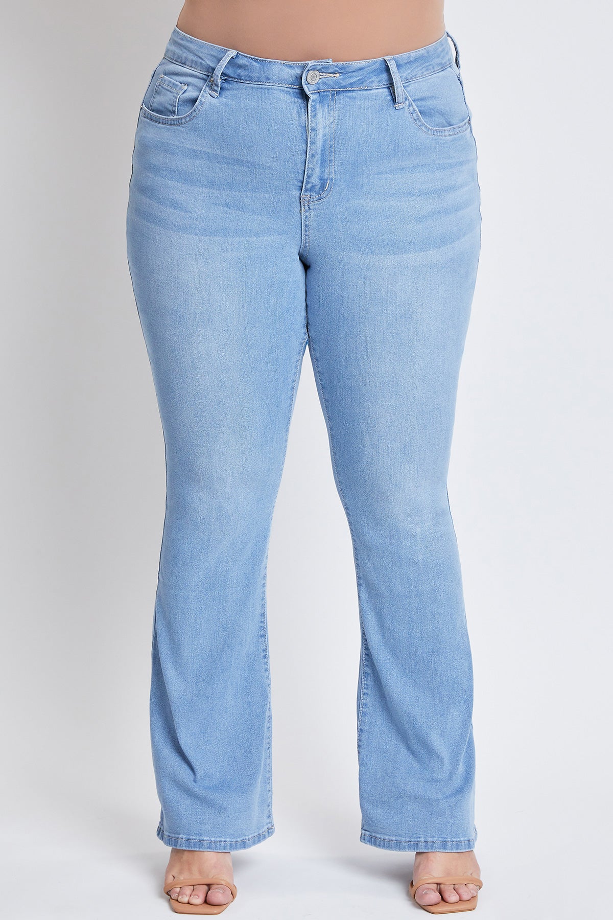YMI Jeans Women's Plus Size Basic Flare Jeans