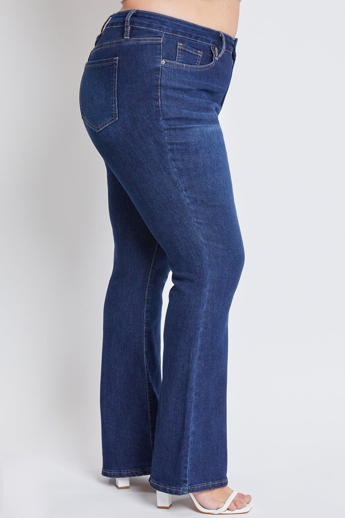 YMI Jeans Women's Plus Size Basic Flare Jeans