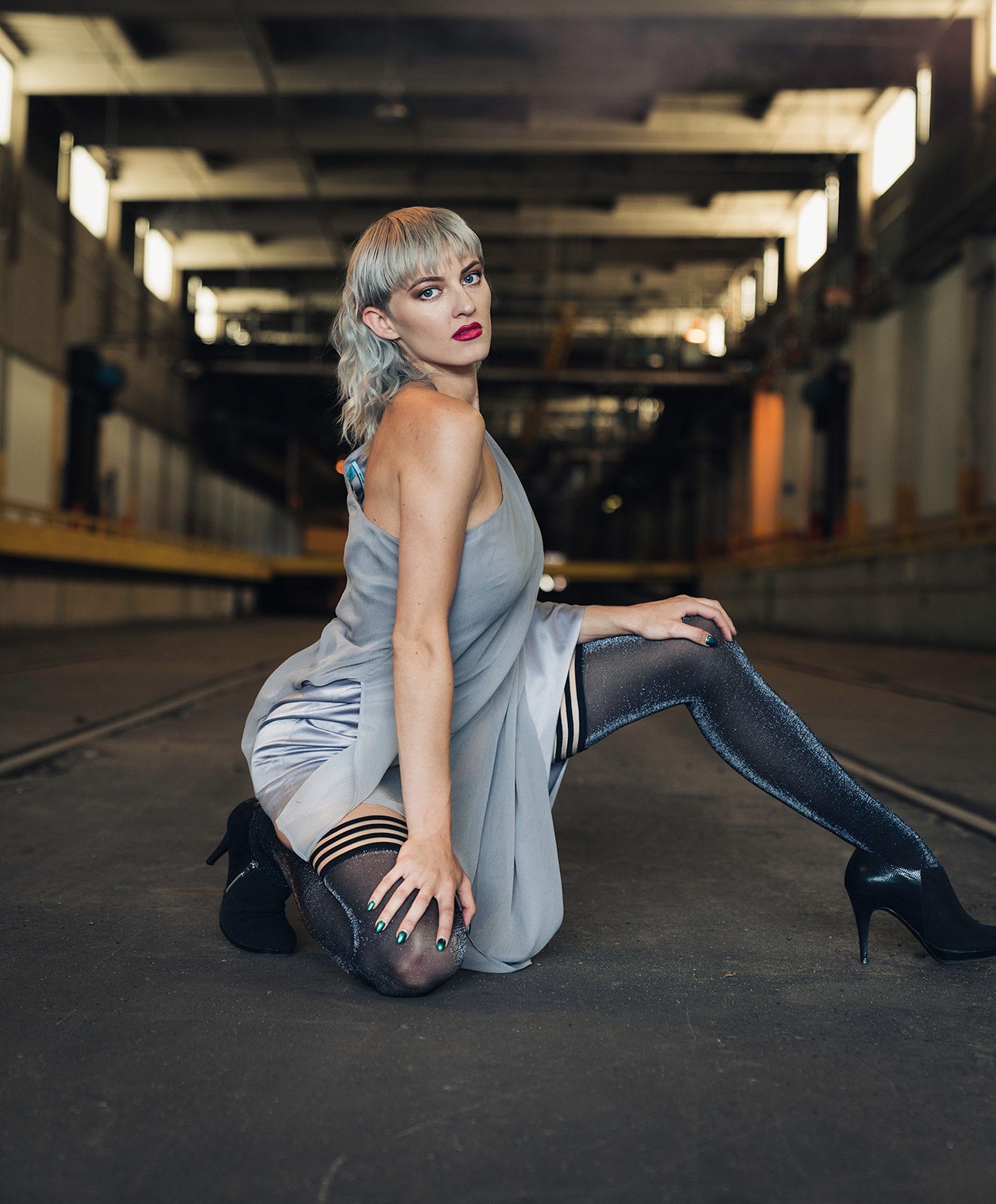 Kix'ies - Kaylee: Temptation at Twilight Thigh Highs. Petite to Plus Size