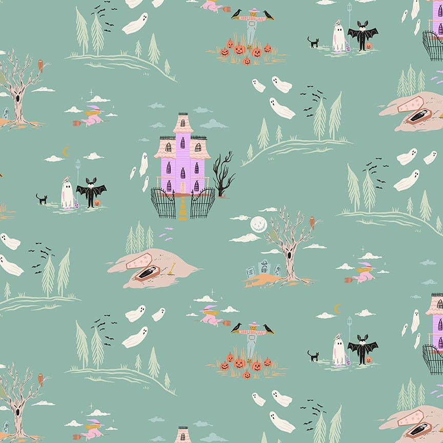 Retrolicious "Spooky Fun" Greta Vintage Inspired  Dress