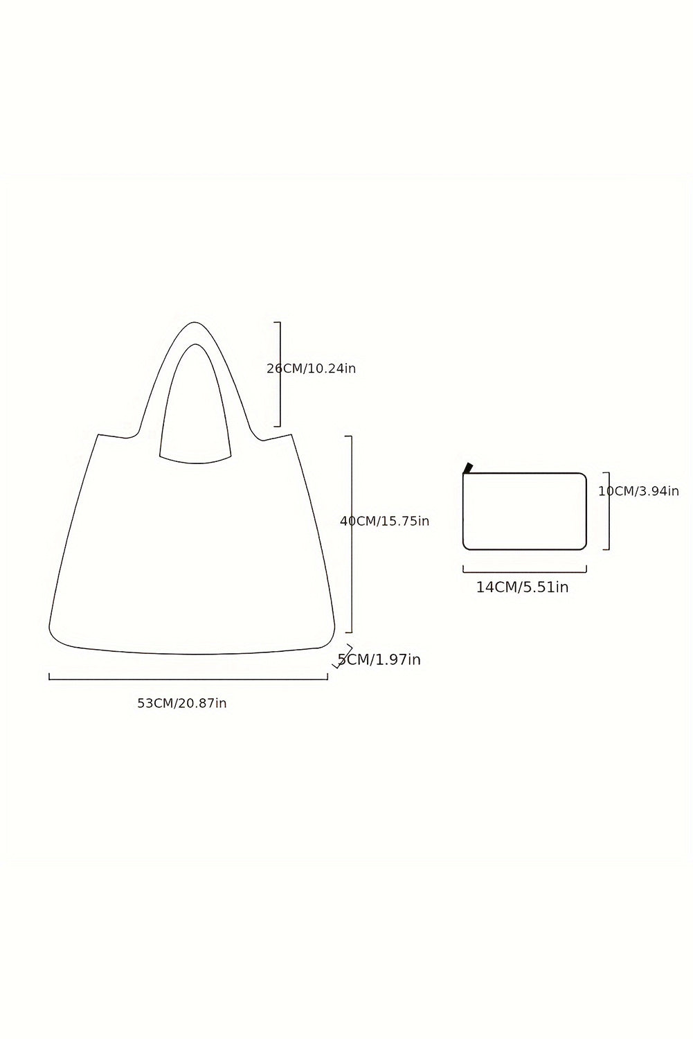 Black Hole Foldable Spooky Season Large Capacity Tote