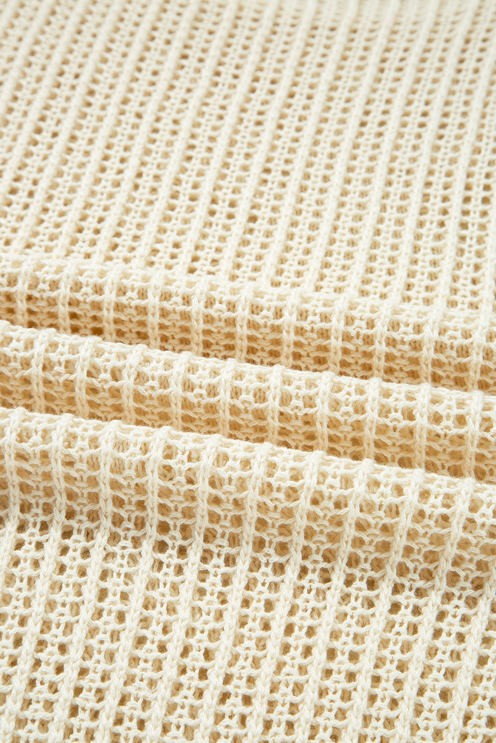 Nebula Nights Loose Knit Star Pattern Plus Size Sweater