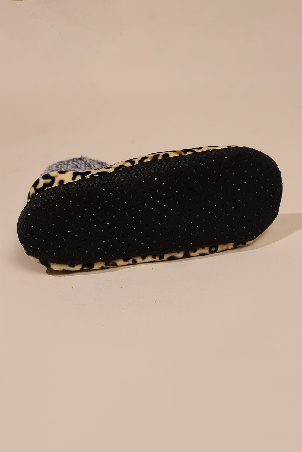 Stardust Chic Leopard Print Anti Skid Warm Slipper Socks