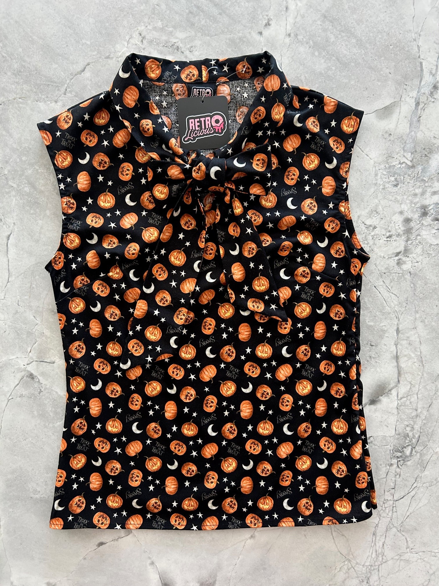 RETROLICIOUS: Jack-o’-lantern Bow Top