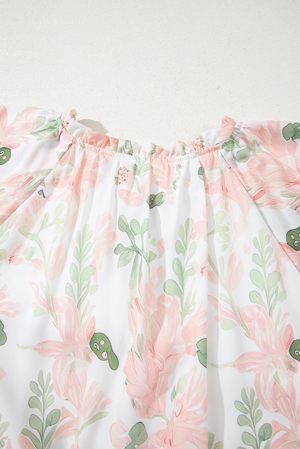 Floral Galaxy Pink Plus Size Mini Dress