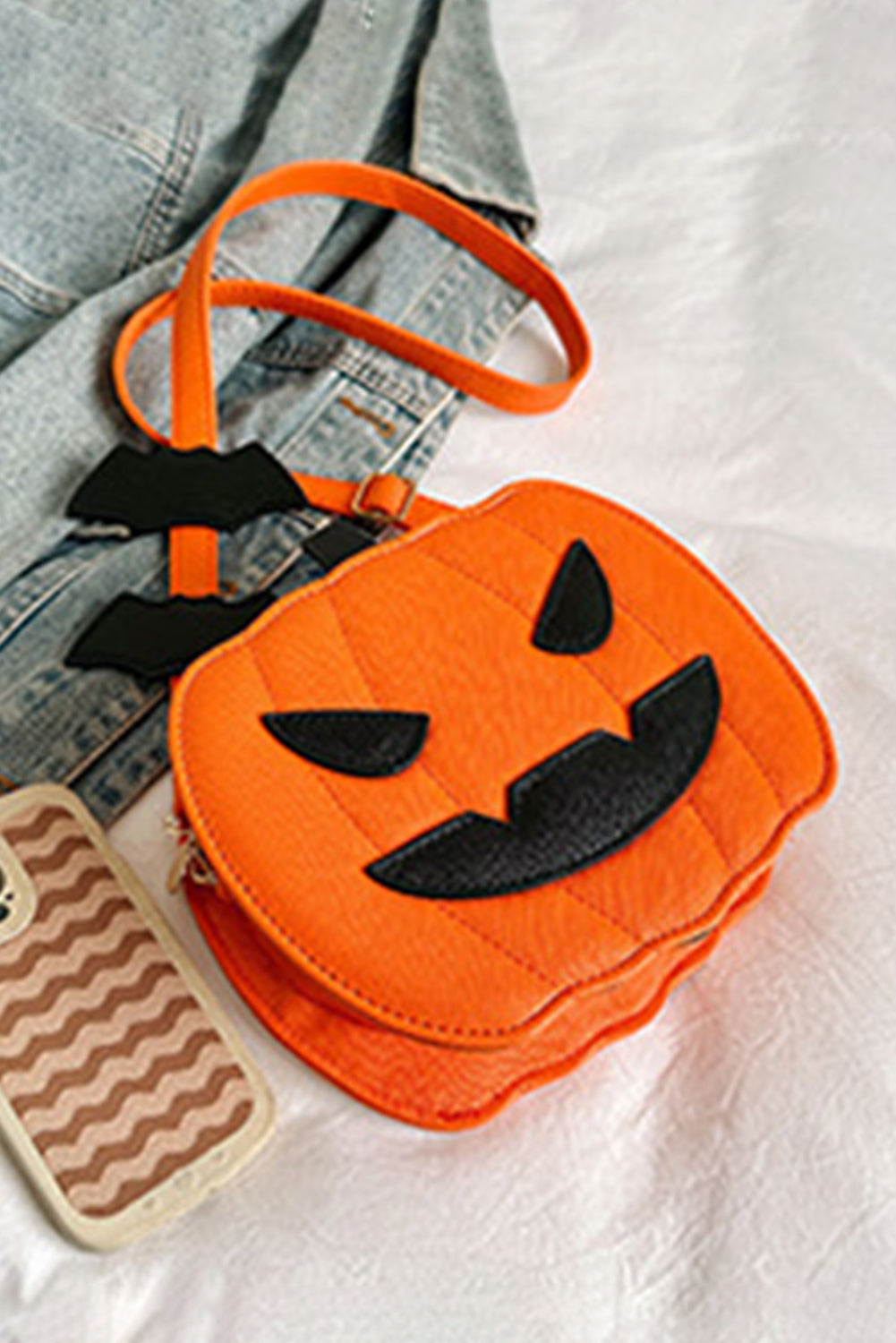Jack-O-Lantern Nights Pumpkin Shoulder Bag