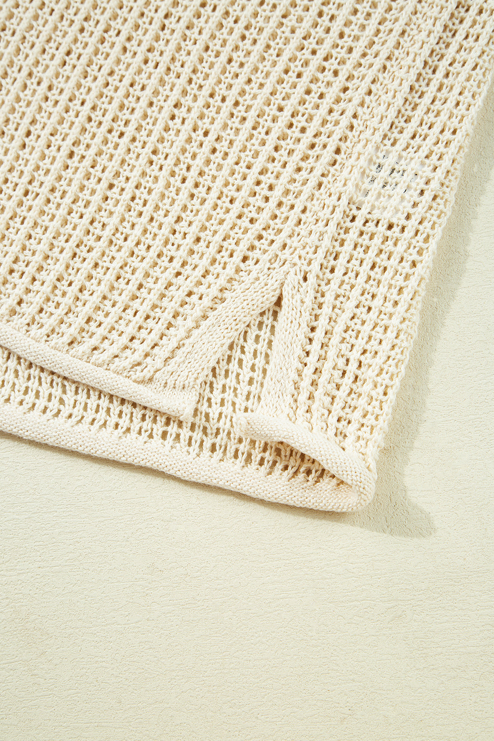 Nebula Nights Loose Knit Star Pattern Plus Size Sweater