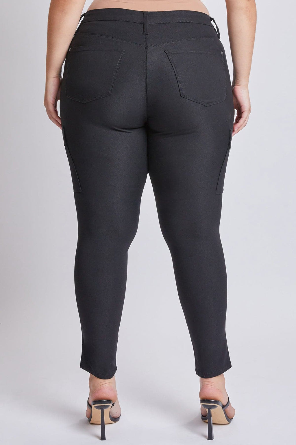 YMI Jeans Women's Plus Hyperstretch Skinny Cargo Pants