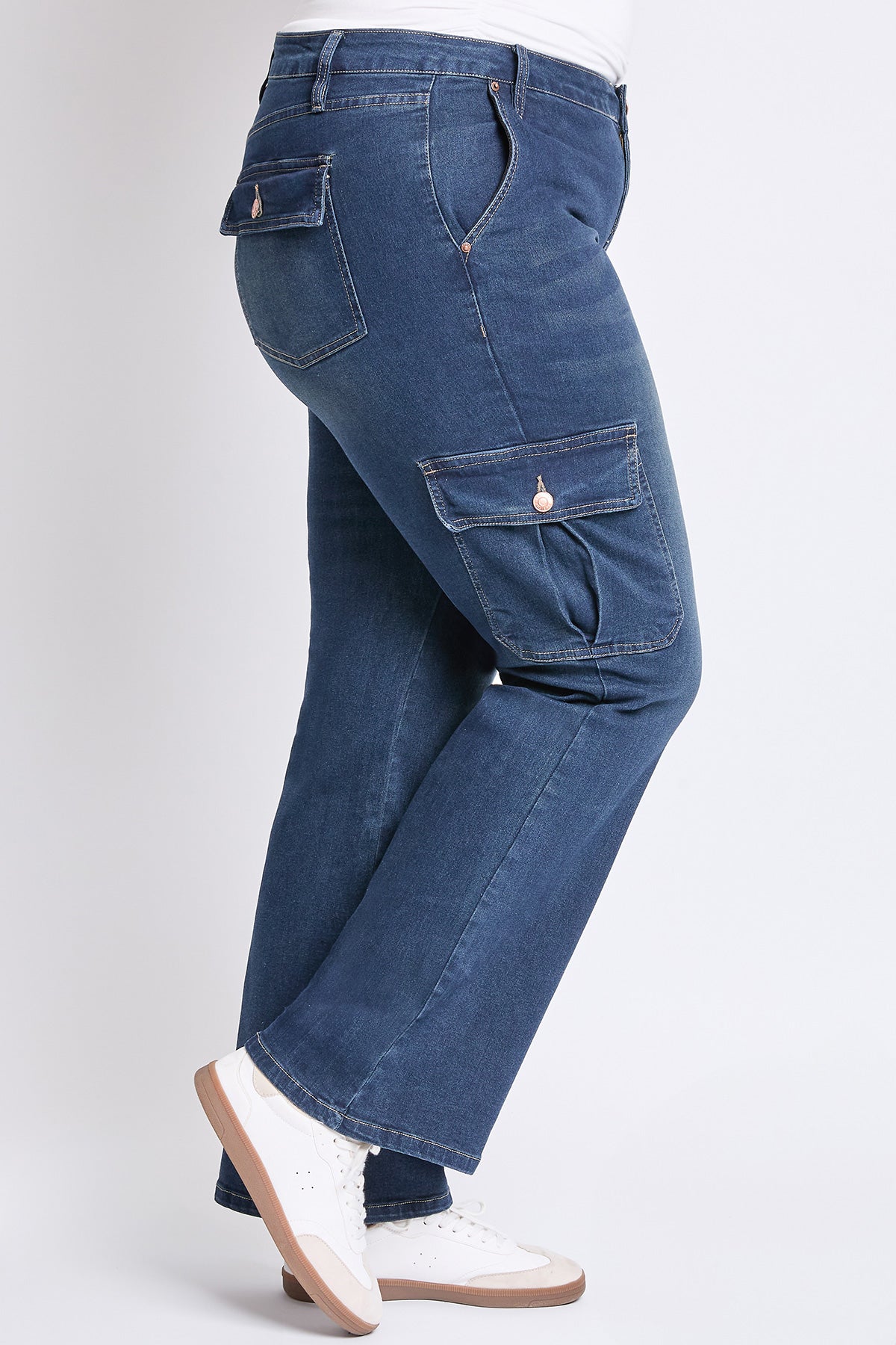 YMI Jeans  Women's Plus Low Rise Straight Leg Skater Jeans