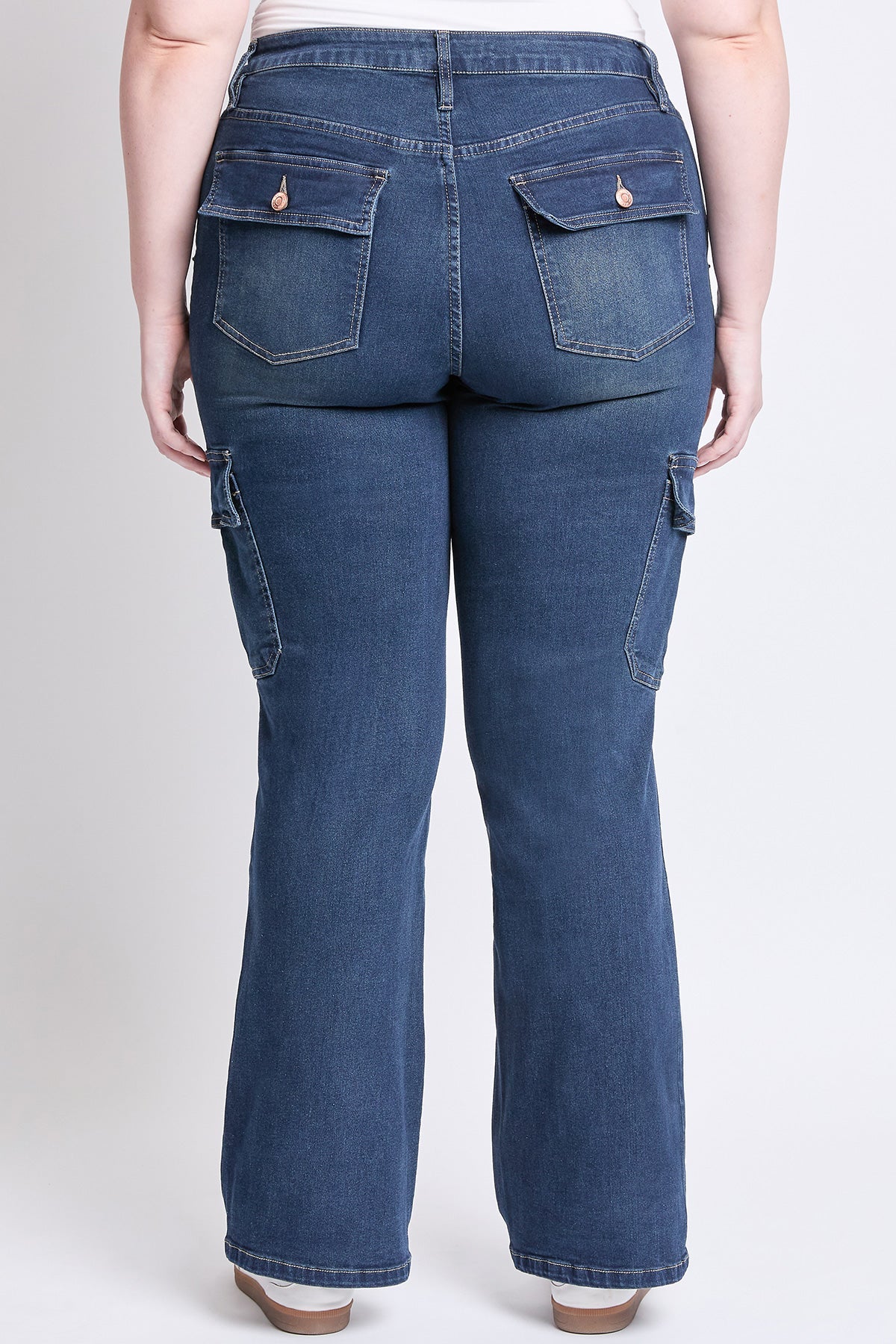 YMI Jeans  Women's Plus Low Rise Straight Leg Skater Jeans