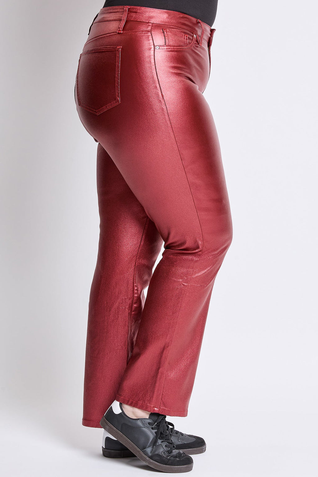 YMI Jeans  Plus Hyperstretch Straight Leg Metallic Pant