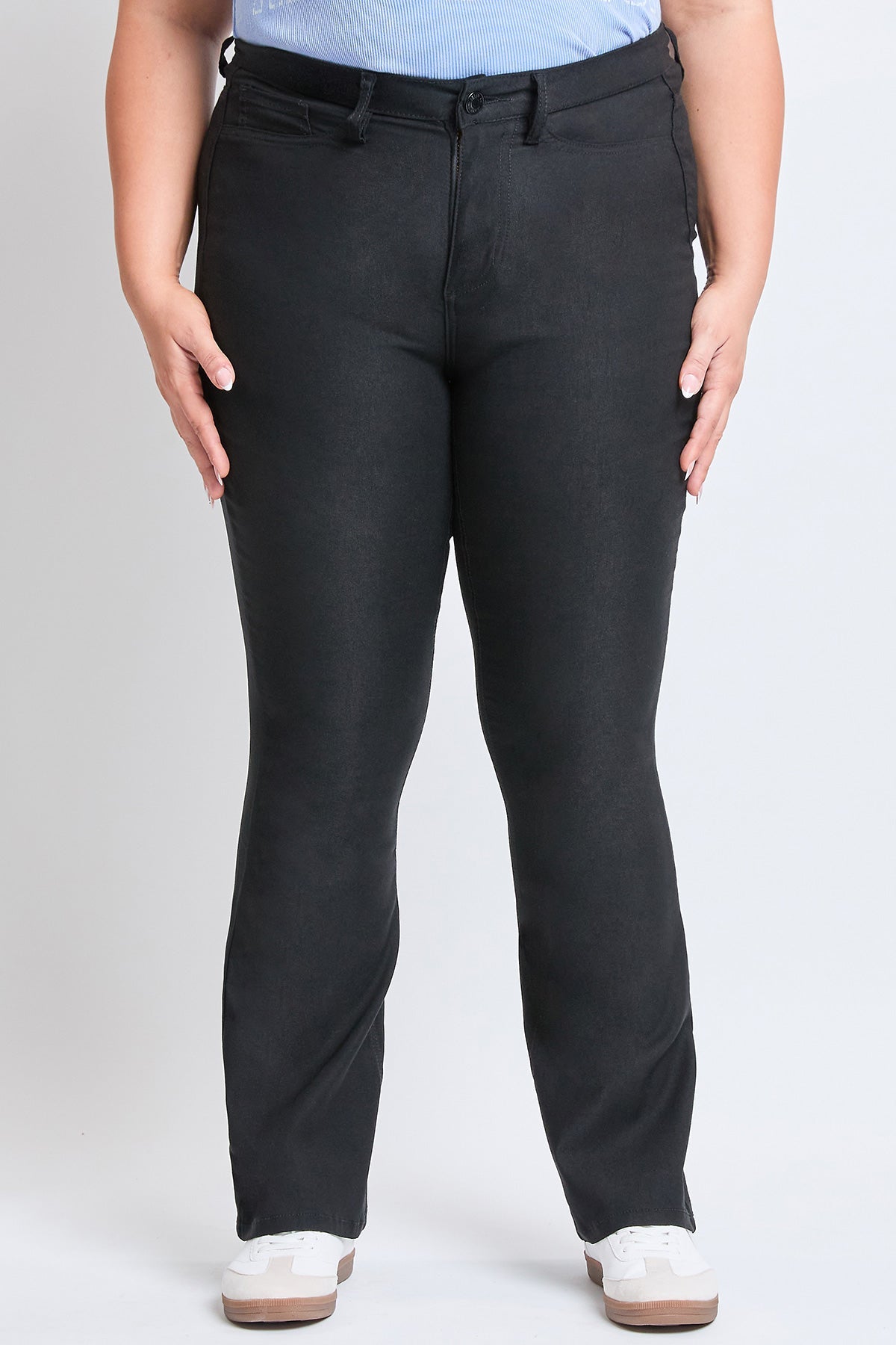 YMI Jeans Women's Plus Hyperstretch Flare Pants