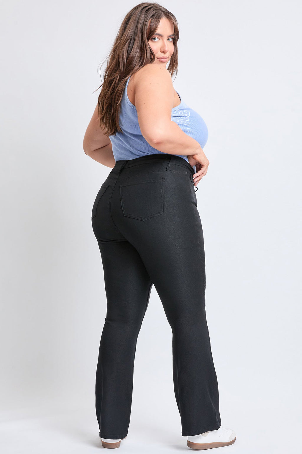 YMI Jeans Women's Plus Hyperstretch Flare Pants