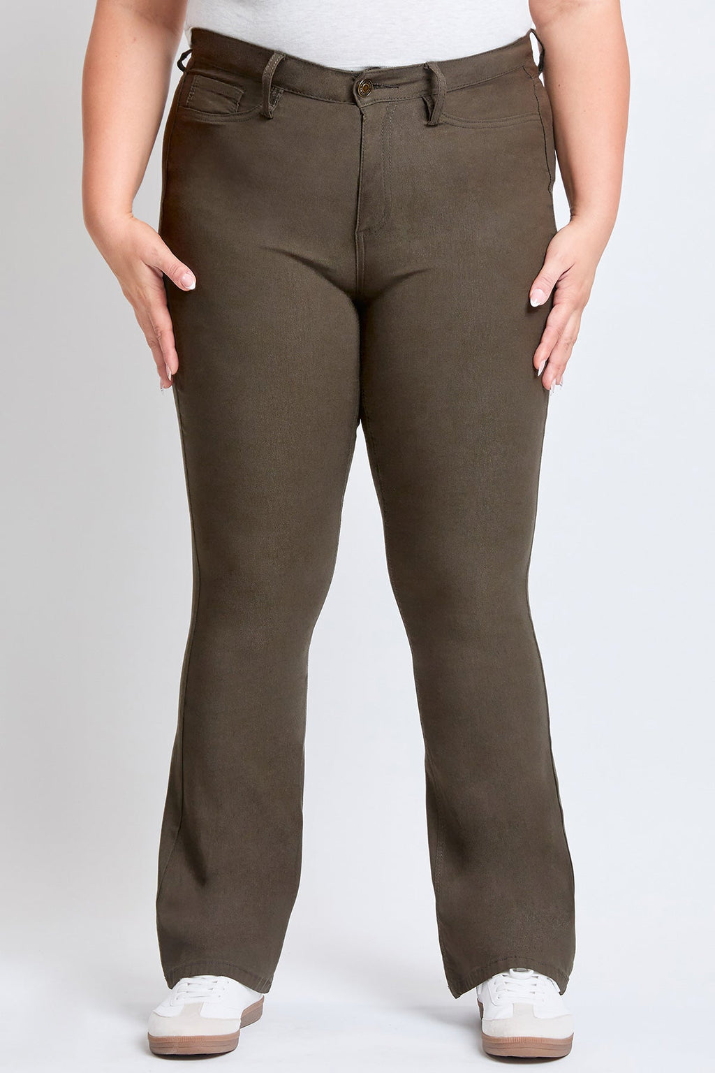 YMI Jeans Women's Plus Hyperstretch Flare Pants