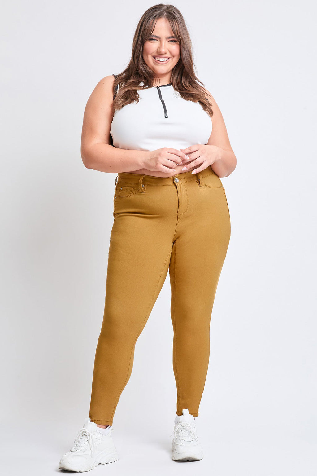 YMI Jeans Women's Plus Hyperstretch Skinny Pants