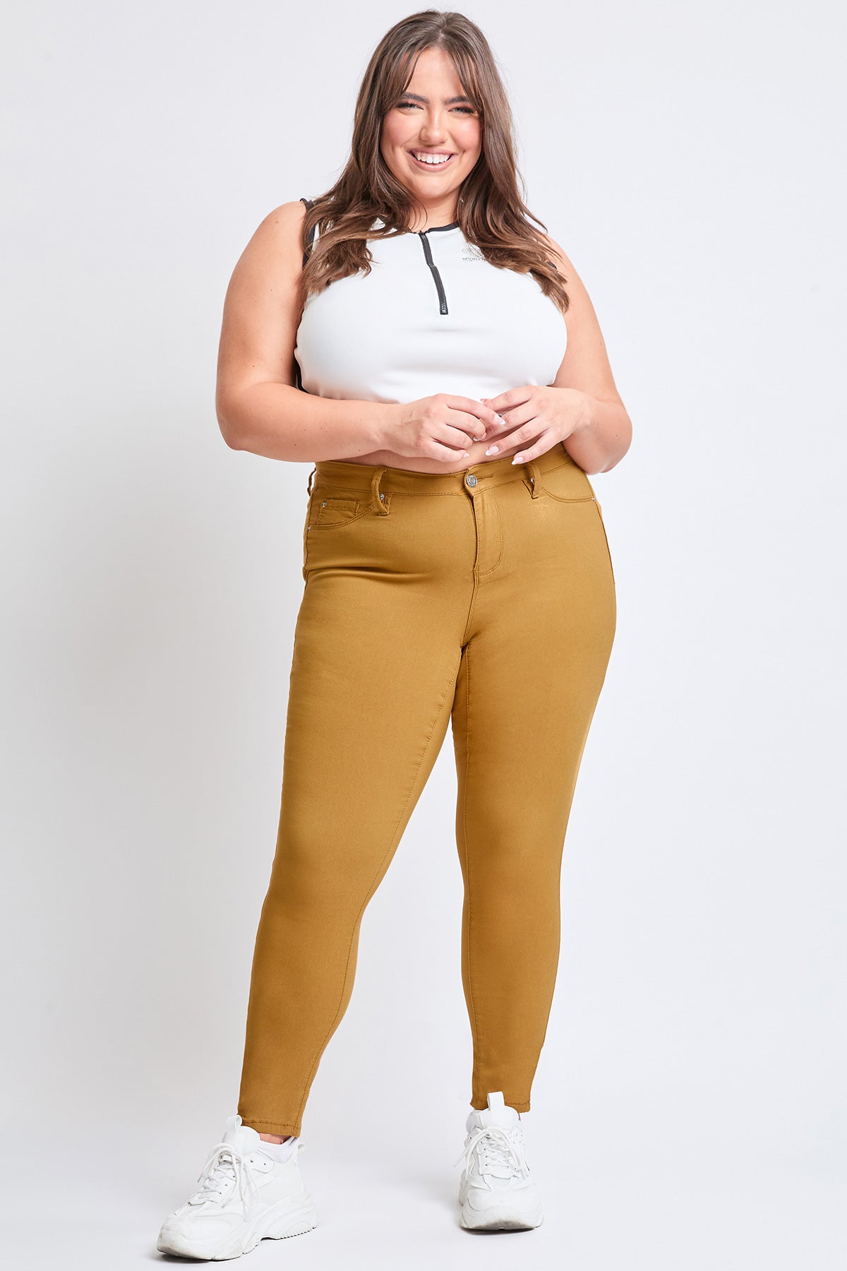 YMI Jeans Women's Plus Hyperstretch Skinny Pants