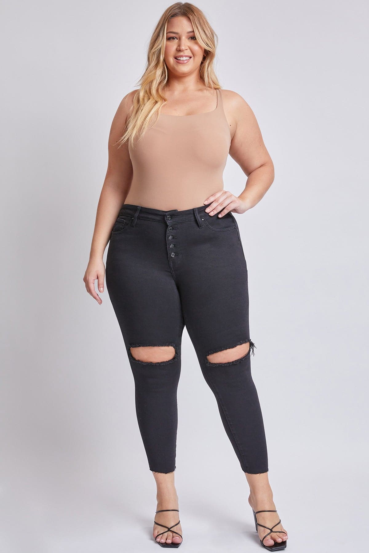 YMI Jeans Women's Plus Dream  Ankle Jeans