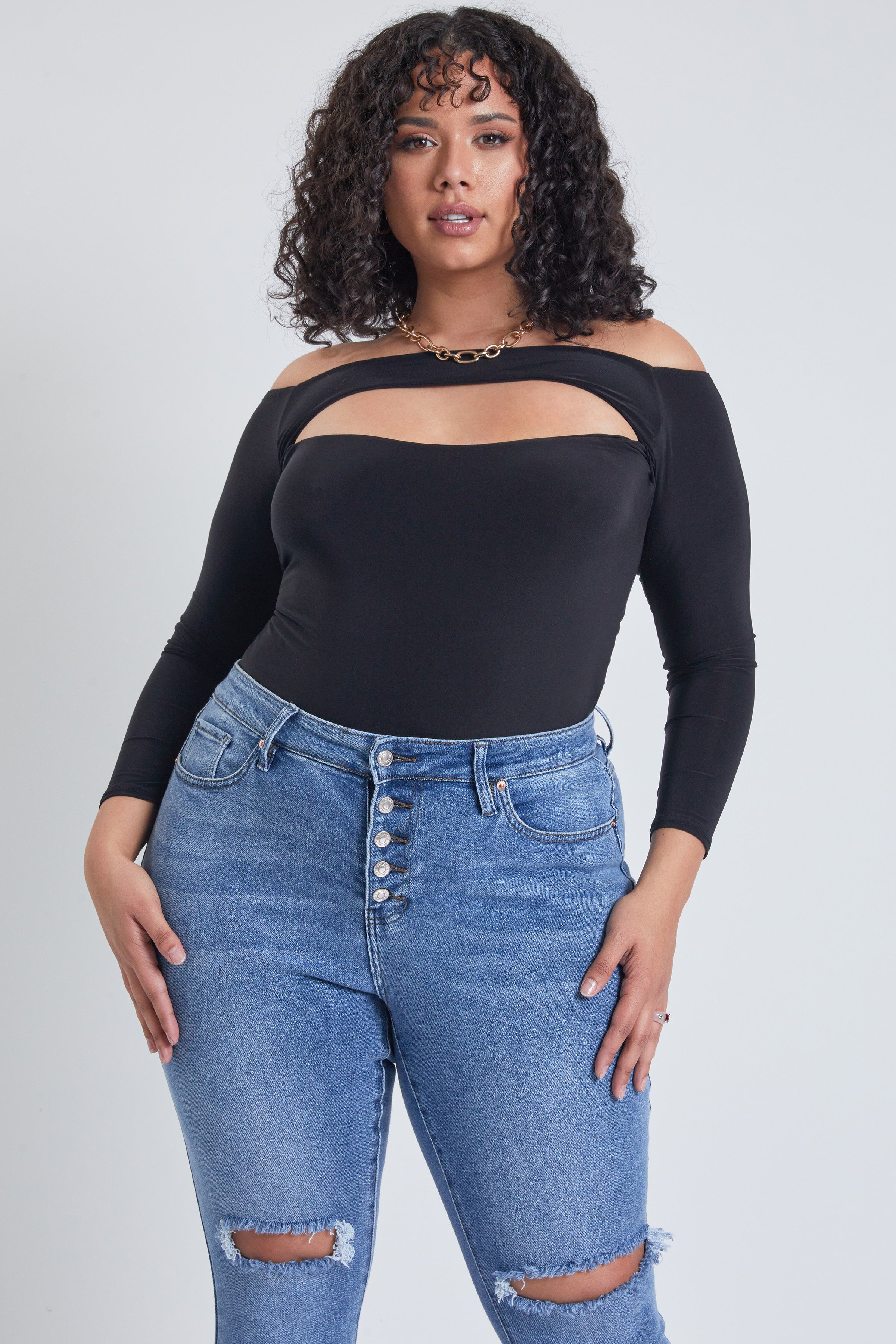 YMI Jeans Women's Plus Dream  Ankle Jeans