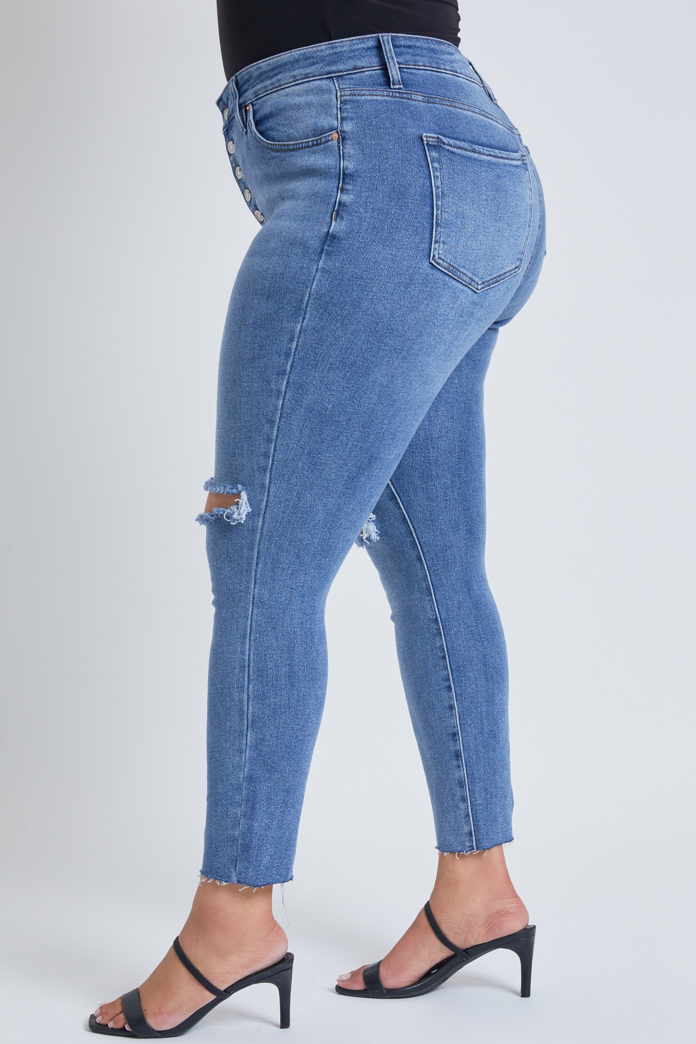 YMI Jeans Women's Plus Dream  Ankle Jeans