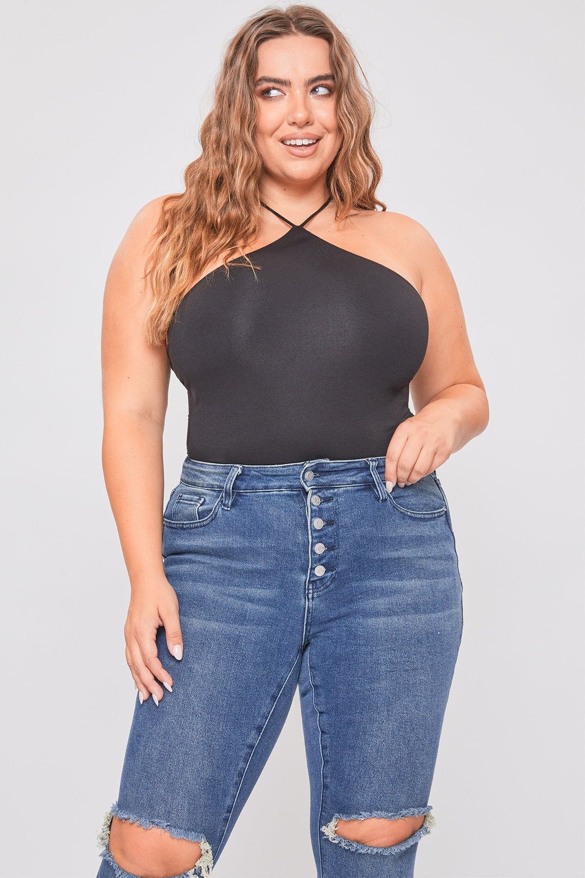 YMI Jeans Women's Plus Dream  Ankle Jeans