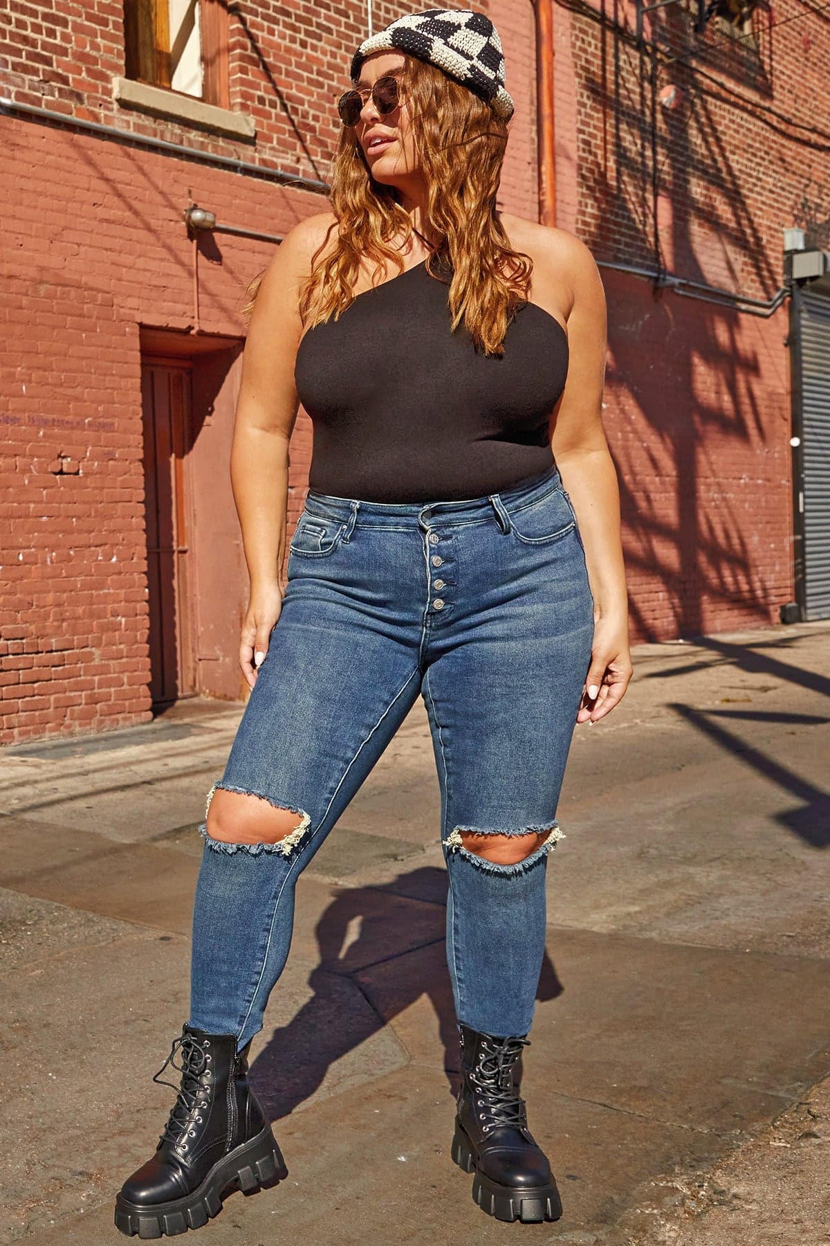 YMI Jeans Women's Plus Dream  Ankle Jeans
