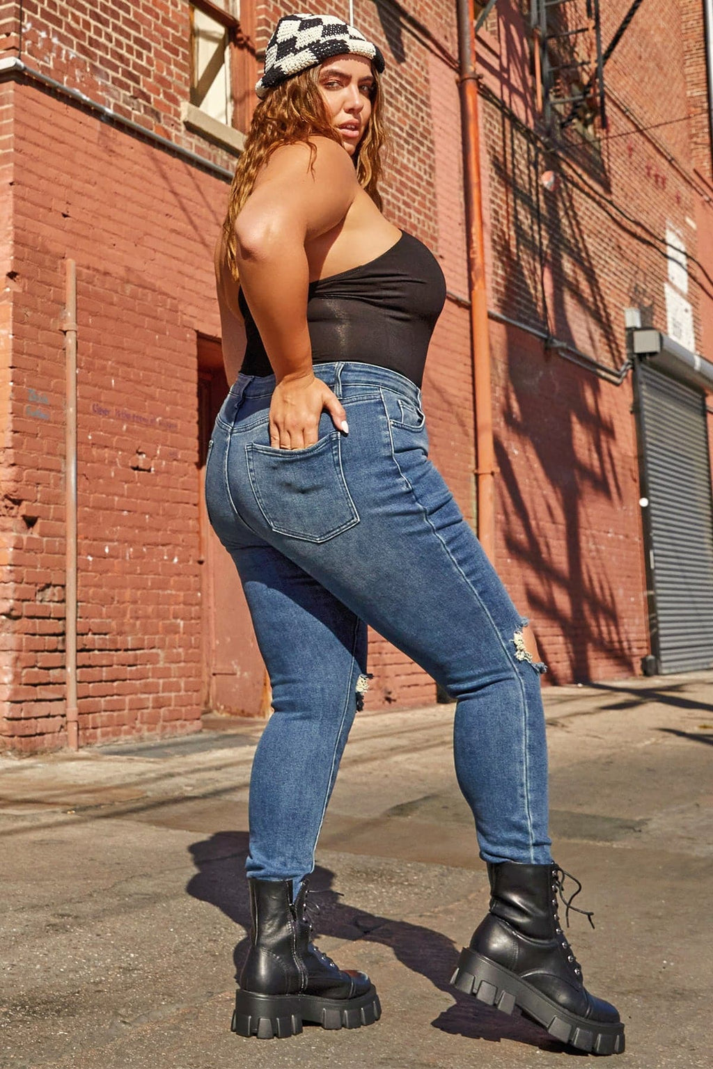 YMI Jeans Women's Plus Dream  Ankle Jeans