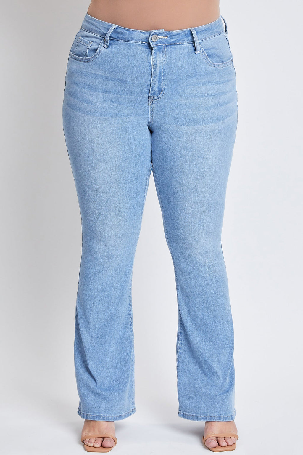 YMI Jeans Women's Plus Size Basic Flare Jeans