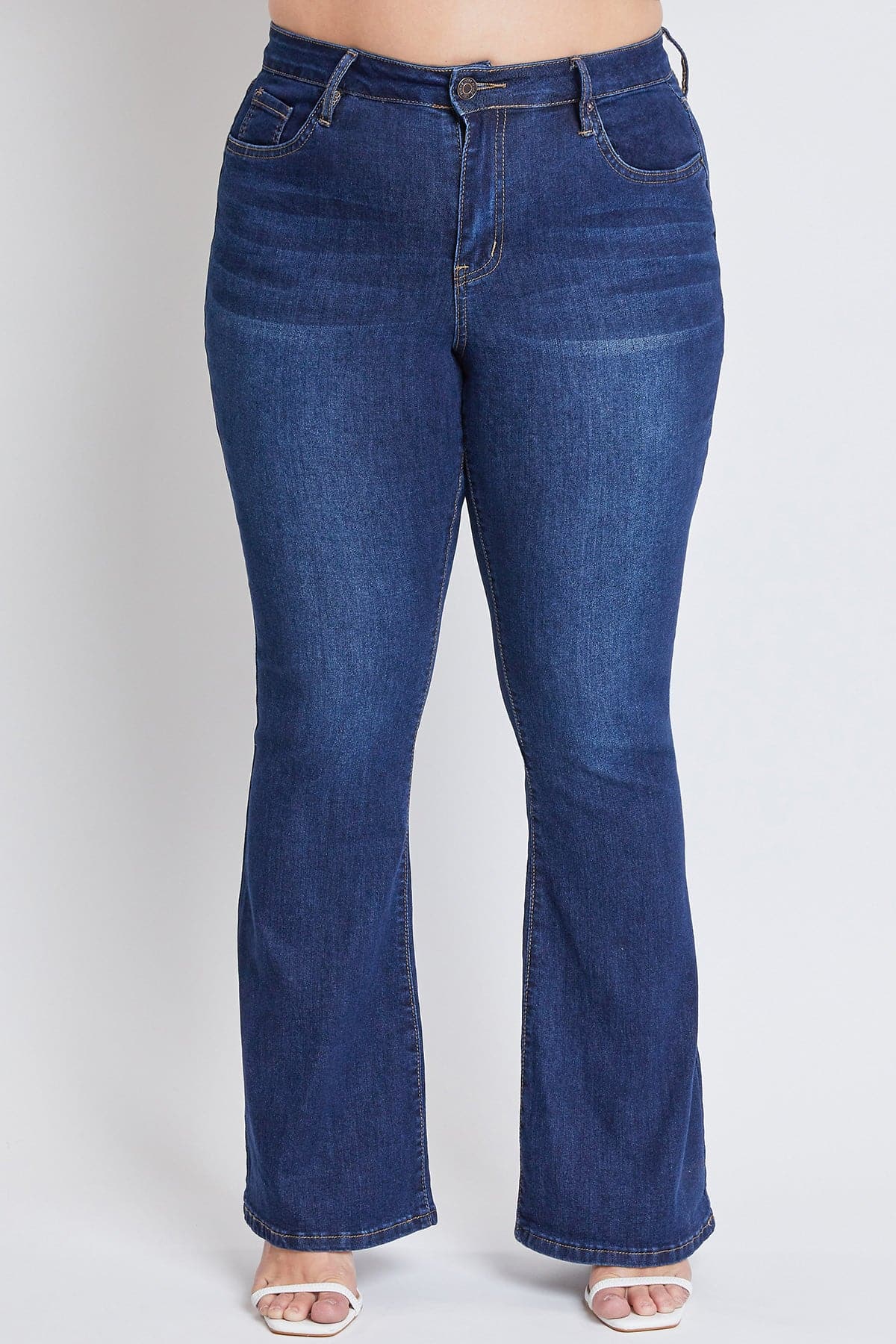 YMI Jeans Women's Plus Size Basic Flare Jeans