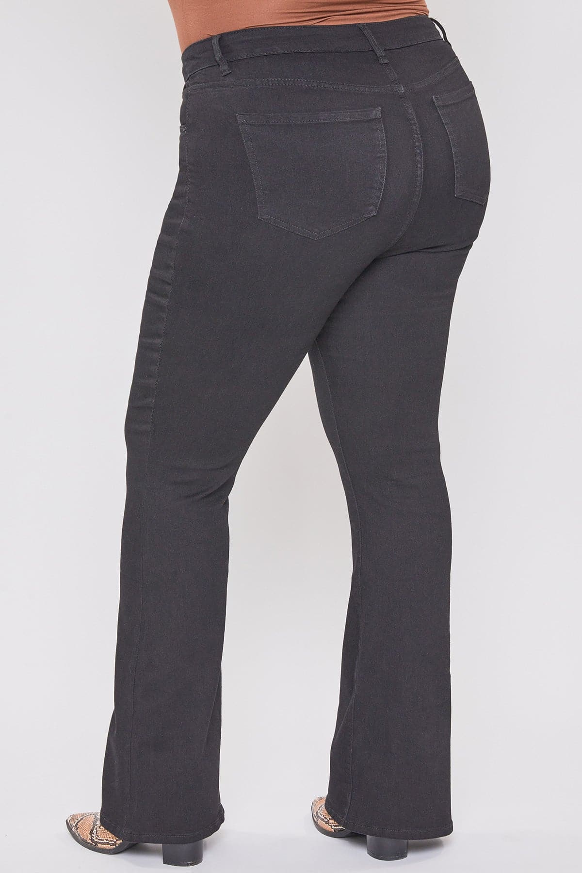 YMI Jeans Women's Plus Size Basic Flare Jeans