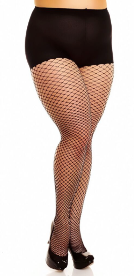 THASSCRUSH Fancy Lady Plus Size Fishnet Tights