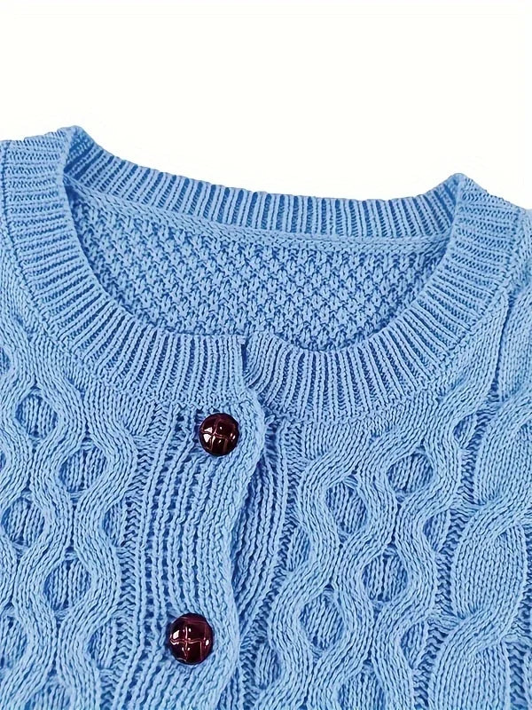 The Lunar Love Cable Knit Cardigan