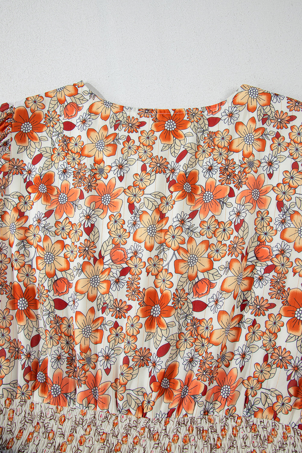 Harvest Moon Midi  Frill Tiered High Waist Floral Dress